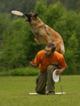 Hupi & Jakub �t�br on DiscDog Weekend in Jihlava